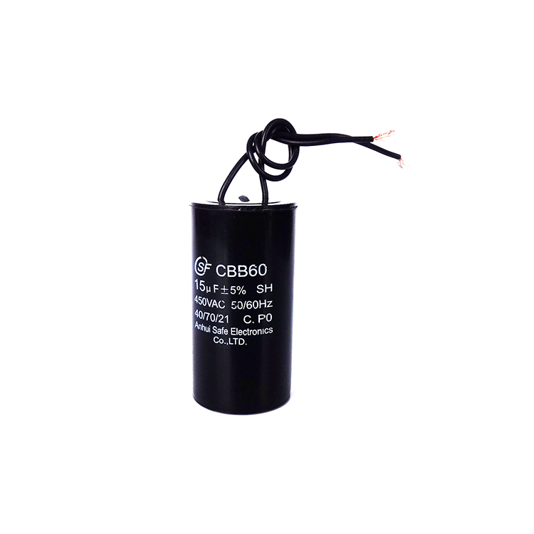 CBB60-450VAC-15uF-Negro doble mechas