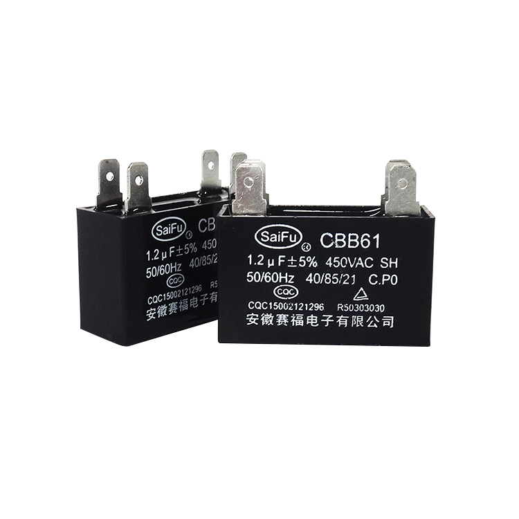 CBB61-450VAC-1.2uF- Doble de tapar la certificación de 2